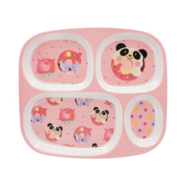 Conjunto para Refeição Infantil Le com 4 Peças Donut Melamina