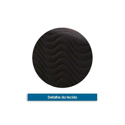 Cama Box Solteiro: Colchão Ortopédico Ortobom D33 Anatômico Iso 100 Ultra Firme + Base Crc Suede Black (78x188)