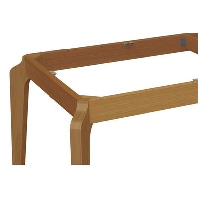 Mesa Para Cozinha Petra Com Tampo Madeirado Com Vidro 100x200cm Carvalho Preto Fosco Vidro Preto Kappesberg