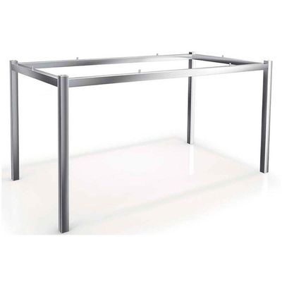 Mesa Para Cozinha Reno Com Tampo 160cm Cromada Nogueira Kappesberg