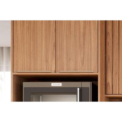 Cozinha Modulada Completa Divina 5 Peças 2 Aéreos + 2 Balcões + 1 Torre Quente C5p187 Freijó Titanium