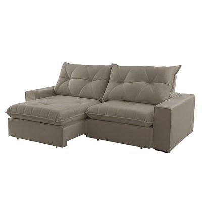 Sofá Hall Veludo Dois Módulos De 80cm B25cm Meu Sofá Online B002 Veludo Capuccino