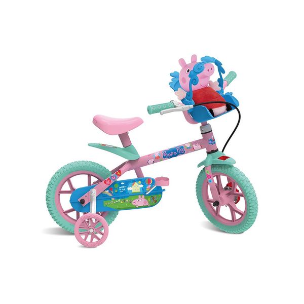 Bicicleta Bandeirante Aro 12 Peppa Pig Bicicleta Bandeirante Aro 12 Peppa Pig