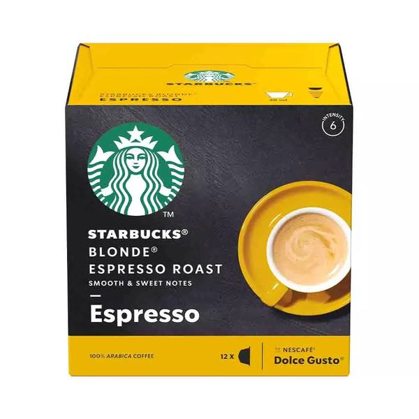 Cápsulas Starbucks Blonde Expresso Nestlé 12 Unidades 66g
