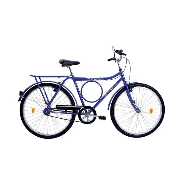 Bicicleta Houston Super Forte Vb Aro 26 com Bagageiro Azul Copa Bicicleta Houston Super Forte Vb Aro 26 com Bagageiro Azul Copa