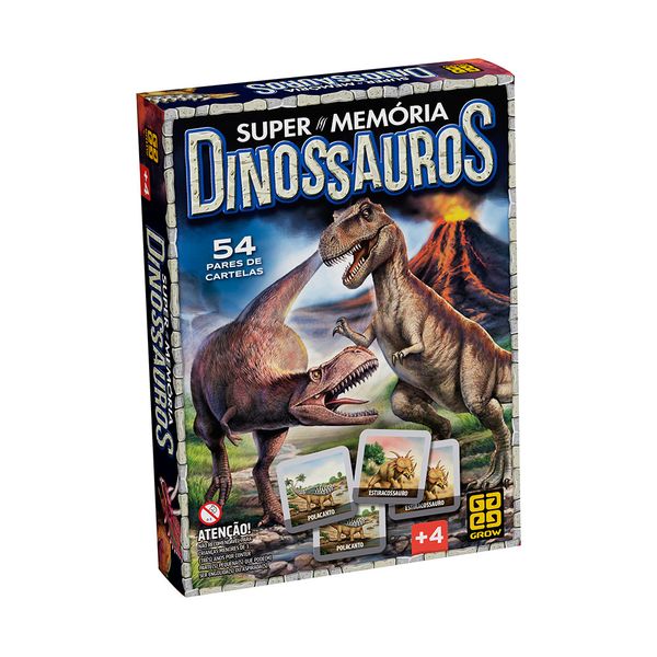 Jogo Grow Super Memória Dinossauros