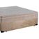 Cama Box Casal Suede + Colchão Sereneprime Molas Ensacadas 138x188x65 Bege
