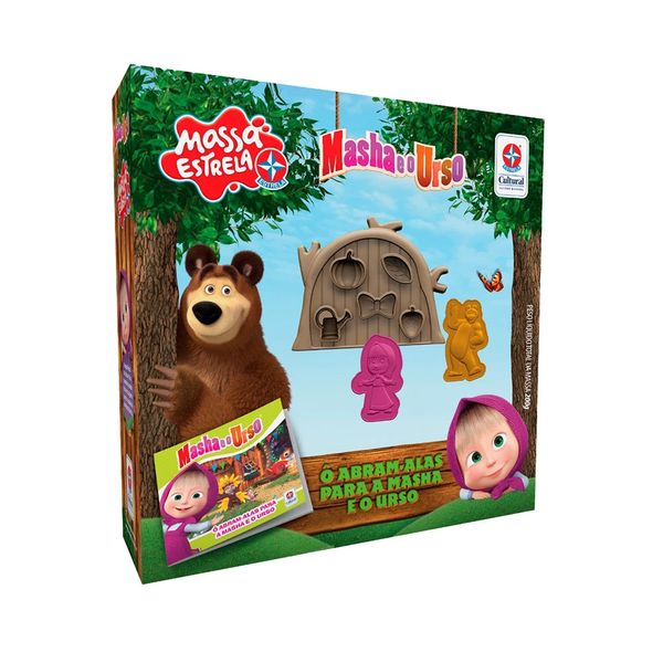 Massa Estrela Masha e Urso Livro