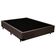 Cama Box Casal Sintético + Colchão De Espuma D33 - Sereneprime - 138cm Marrom