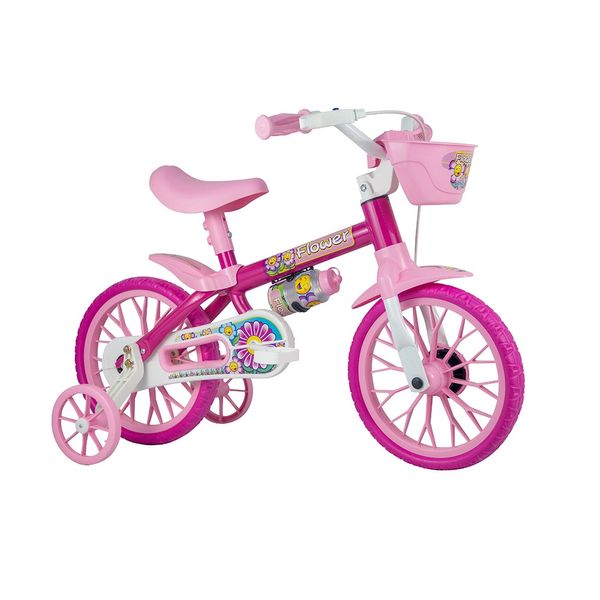 Bicicleta Infantil Nathor Aro 12 Flower Bicicleta Infantil Nathor Aro 12 Flower