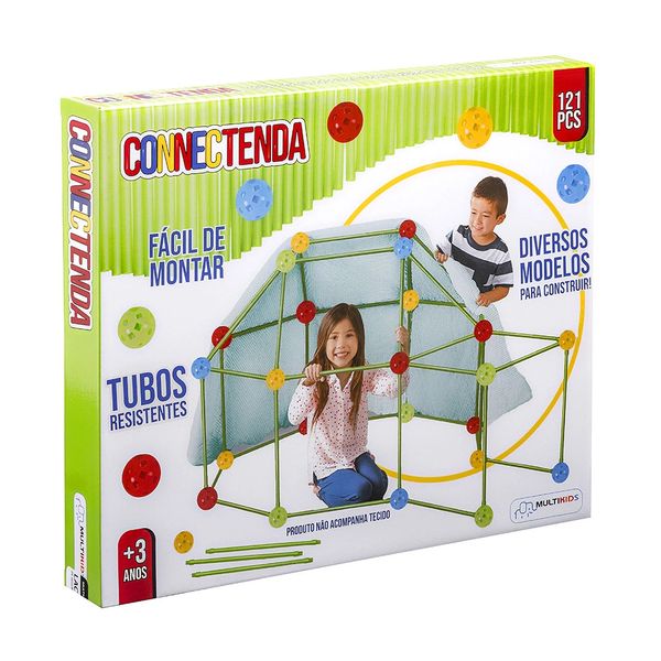 Connectubo Tenda Multikids com 121 peças