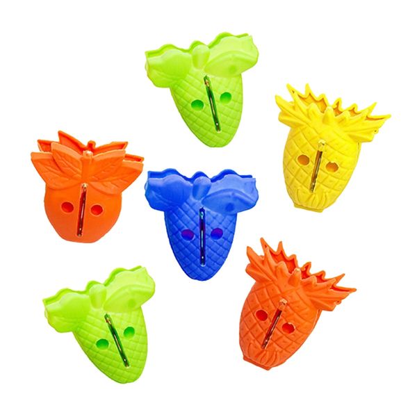 Prendedor Multiuso Etilux Western Abacaxi 8 Unidades