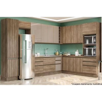 Módulo Cozinha Maxxi Paneleiro G749 Com 2 Portas 50cm Canela