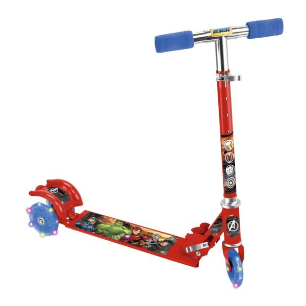 Patinete Ajustável e Dobrável Avengers Etitoys 3 Rodas
