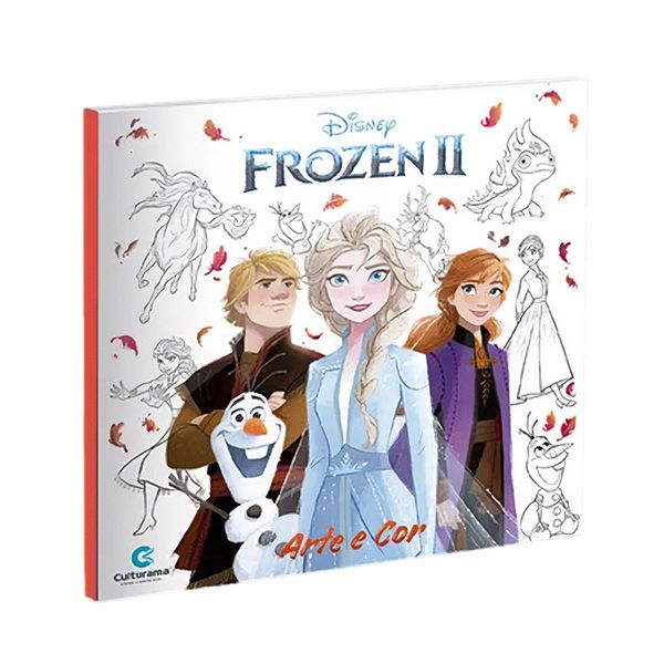 Livro Infantil Culturama Arte e Cor Disney Frozen