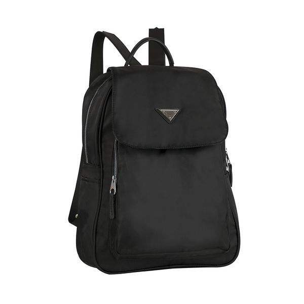 Mochila para Notebook Teen Semax Style Casual Preta com Tampa