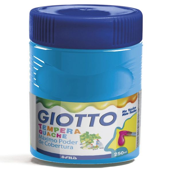 Tinta Guache Tempera Giotto Azul Celeste 250ml