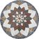 Mandala Indiana Piso Mosaico árabe Tamanho 130cm