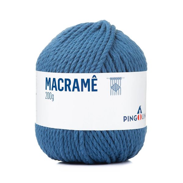 Fio Pingouin para Macrame 200g 2655 0567 Tirreno