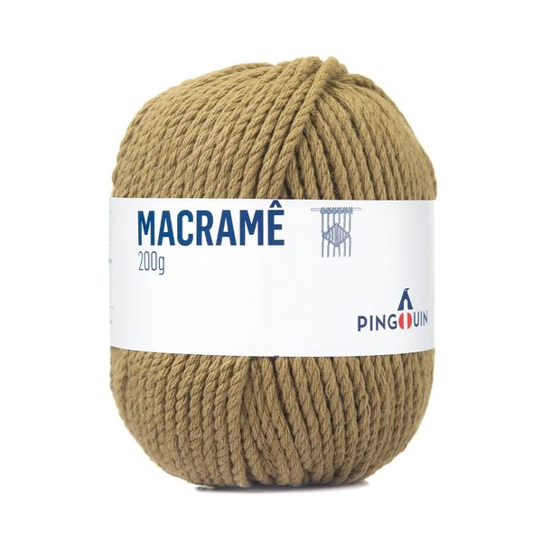 Fio Pingouin para Macrame 200g 2655 1713 Cáqui