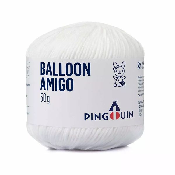 Fio Balloon Amigo 50g Nm 5/2/30 0002 Branco