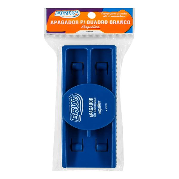Apagador Magnético para Quadro Branco Brw Azul
