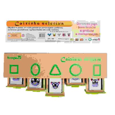 Jogo Caixinha Seletiva - Madeira - BrinqMutti