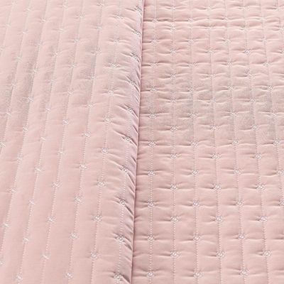 Cobre Leito King Verity 200 Fios Bordado 3 Peças Rosa
