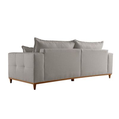 Sofá Matrix 02 Módulos De 80cm B25cm Meu Sofá Online A230 Linho Cinza