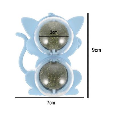 Brinquedo Erva De Gato Pet Catnip Bolinha Bola Natural Menta Interativo Animal De Estimaçao