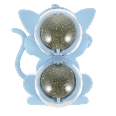 Brinquedo Erva De Gato Pet Catnip Bolinha Bola Natural Menta Interativo Animal De Estimaçao