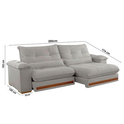 Sofá Dubai Veludo 2 Módulos De 100 Cm B25 Cm Meu Sofá Online B026 Veludo Prata