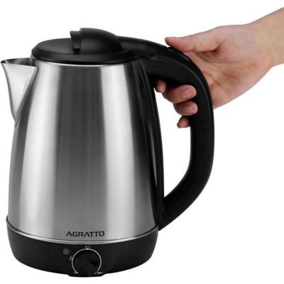 Chaleira Elétrica Agratto Aroma 2,2 Litros Inox 220V