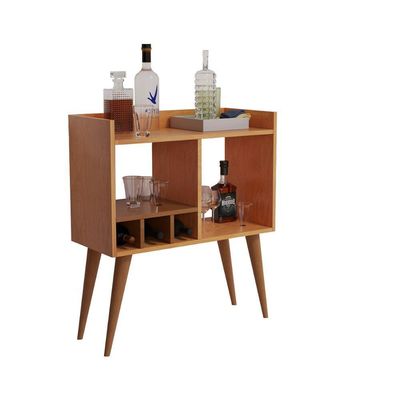 Aparador Estilo Minibar Sala De Estar Para Visitas Cerejeira