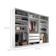 Guarda-Roupa Closet Monreale 100 % MDF 3 GV Branco 237 cm