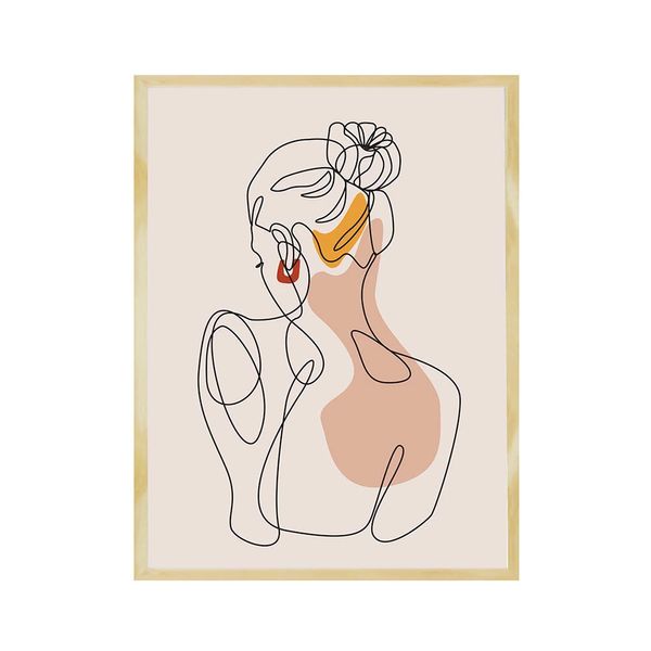 Quadro Kapos Rosto Linha I 32x42cm Quadro Kapos Rosto Linha I 32x42cm