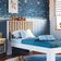 Cama Solteiro Cabeceira Ripada 108x206cm Branco Mel Proddy