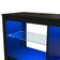 Rack Com Led 02 Prateleiras Em Vidro 136cm Preto Proddy Preto