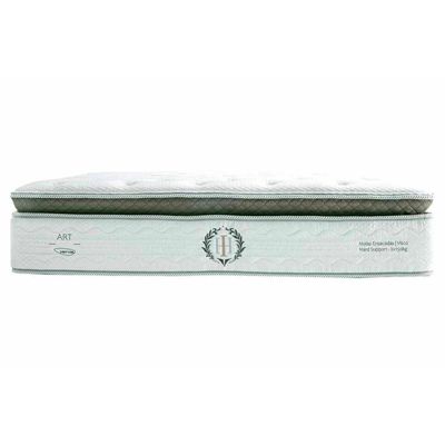Cama Box Casal: Colchão Molas Ensacadas Herval Imperatore Gold C1655 + Base Crc Suede Gray (138x188x34)