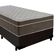 Cama Box Suede Solteiro + Colchão Sereneprime Molas Ensacadas 88x188x65 Preto
