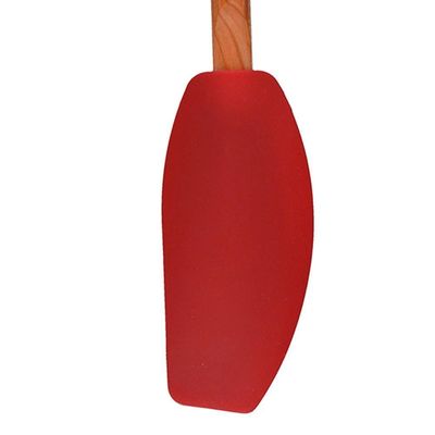 Espátula Batedora Silicone Cabo De Madeira Luxo Kitchenaid
