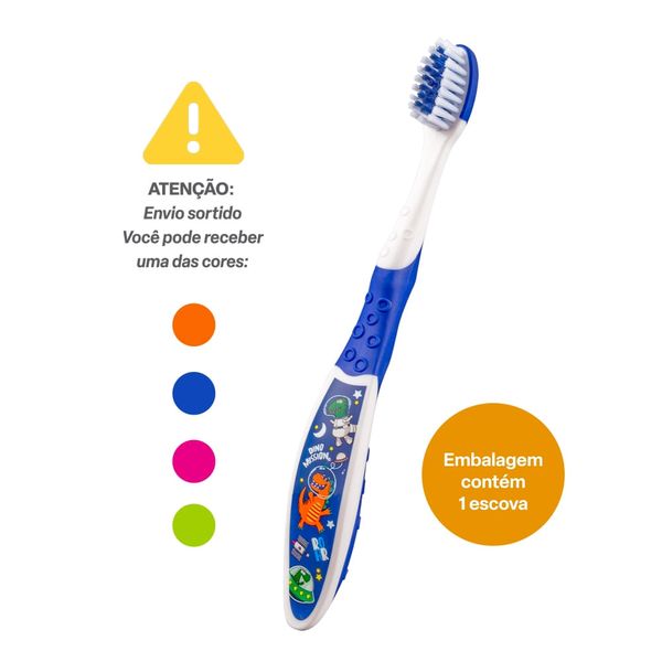 Escova de Dente Kids Clear Up 6+ com 1 Unidade (Cores Sortidas) Multi Saúde - HC582 HC582