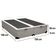 Cama Box Baú Queen Bipartido Sintético Sereneprime Branco 158x198x44