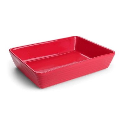 Assadeira Retangular 33cm Gourmet Vermelho - Jomafe