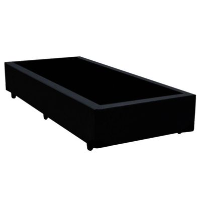 Cama Box Solteiro Sintético Sereneprime Preto 88x188x40