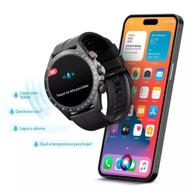 Smartwatch Haylou Solar Pro com Tela AMOLED e IP68 Preto