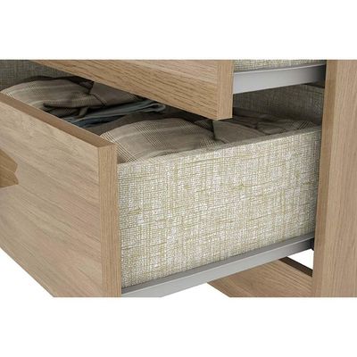 Guarda Roupa Casal 3 Portas (2 C- Espelho) E 2 Gavetas C- Pés Açaí Da133 Branco-rosa - Henn