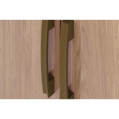 Guarda Roupa Casal 3 Portas (2 C- Espelho) E 2 Gavetas Açaí Da133 Branco - Henn