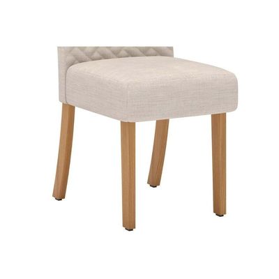 Kit 4 Cadeiras Sala Jantar Malu 4 Un Nature Suede Light Marrom Amendoa