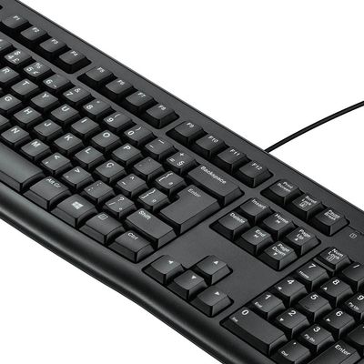 Teclado com Fio USB Logitech Preto K120
